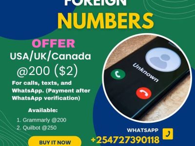 Offer- foreign numbers